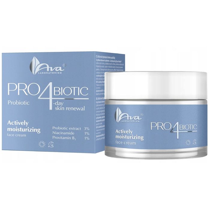 AVA Pro4Biotic krem aktywnie nawilżający do twarzy 50 ml main product photo