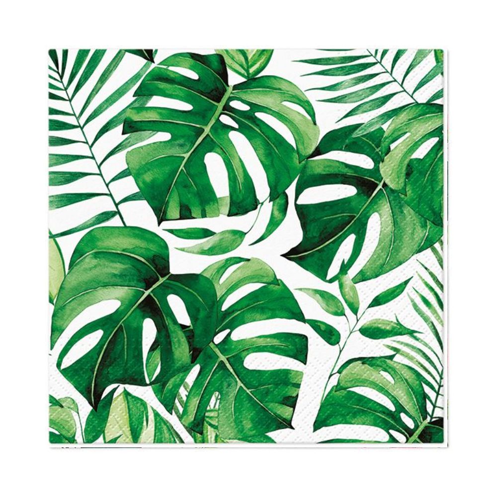 Teteatete Serwetki papierowe 33x33 Monstera 20 sztuk