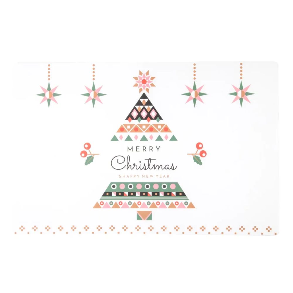 Altom Design Choinka mata podkładka na stół świąteczna 1 sztuka