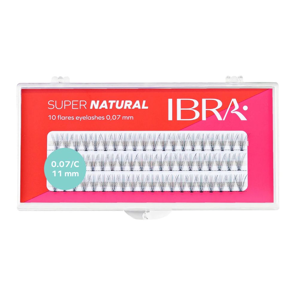 Ibra Super Natural Kępki rzęs 11 mm 60 sztuk