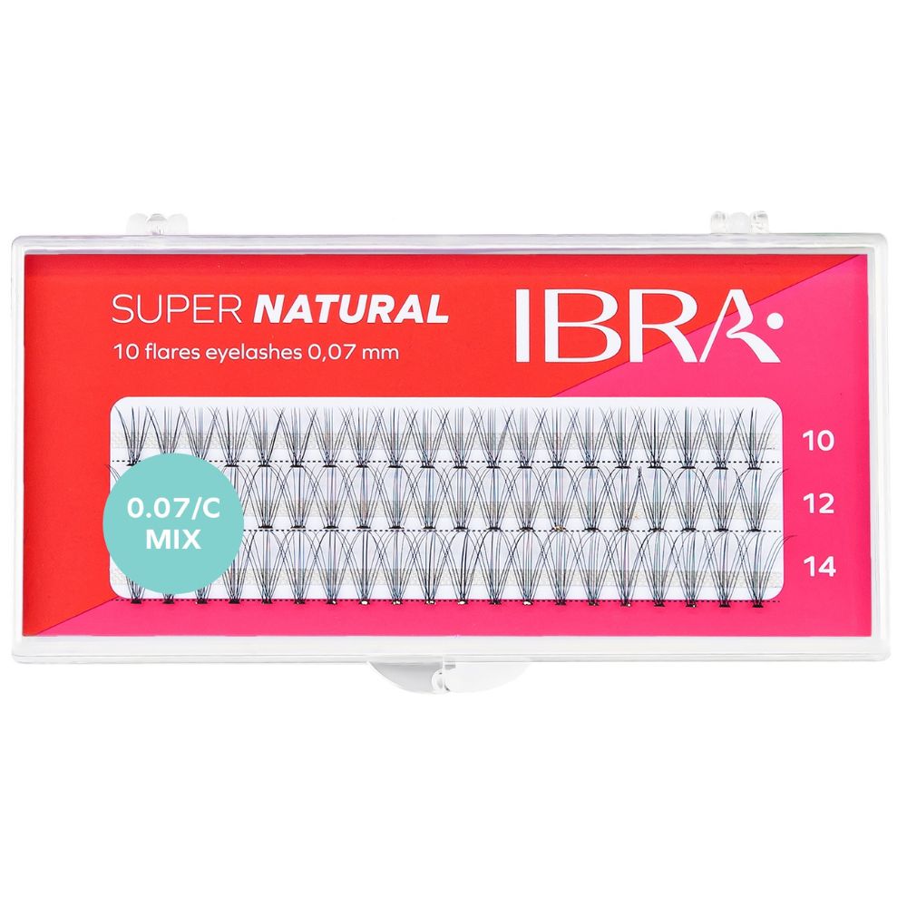 Ibra Super Natural Kępki rzęs mix 60 sztuk