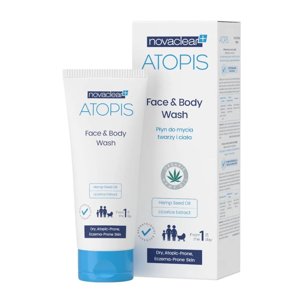 Novaclear Atopis Face & Body Wash płyn do mycia twarzy i ciała 200 ml