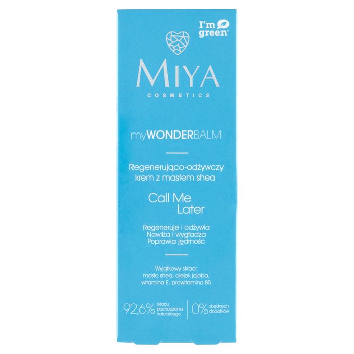 Miya MyWonderBalm Regenerująco-odżywczy krem z masłem shea 75 ml main product photo