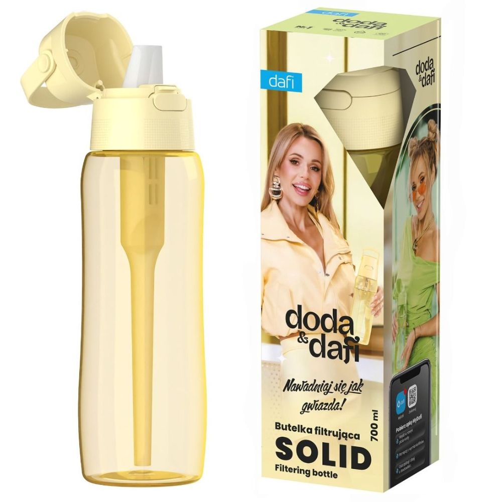 Dafi Solid Doda Yellow Butter butelka filtrująca 0,7 l