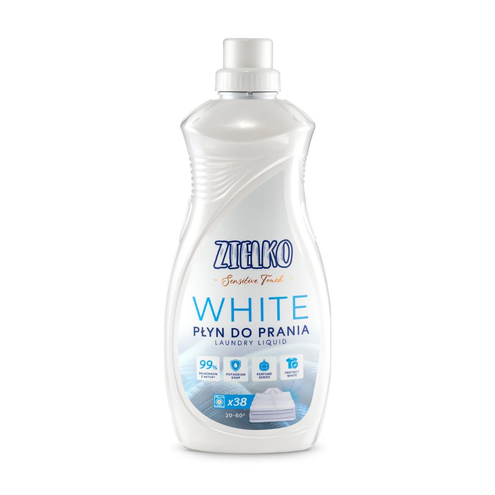 Zielko Sensitive Touch Płyn do prania tkanin białych 1520 ml