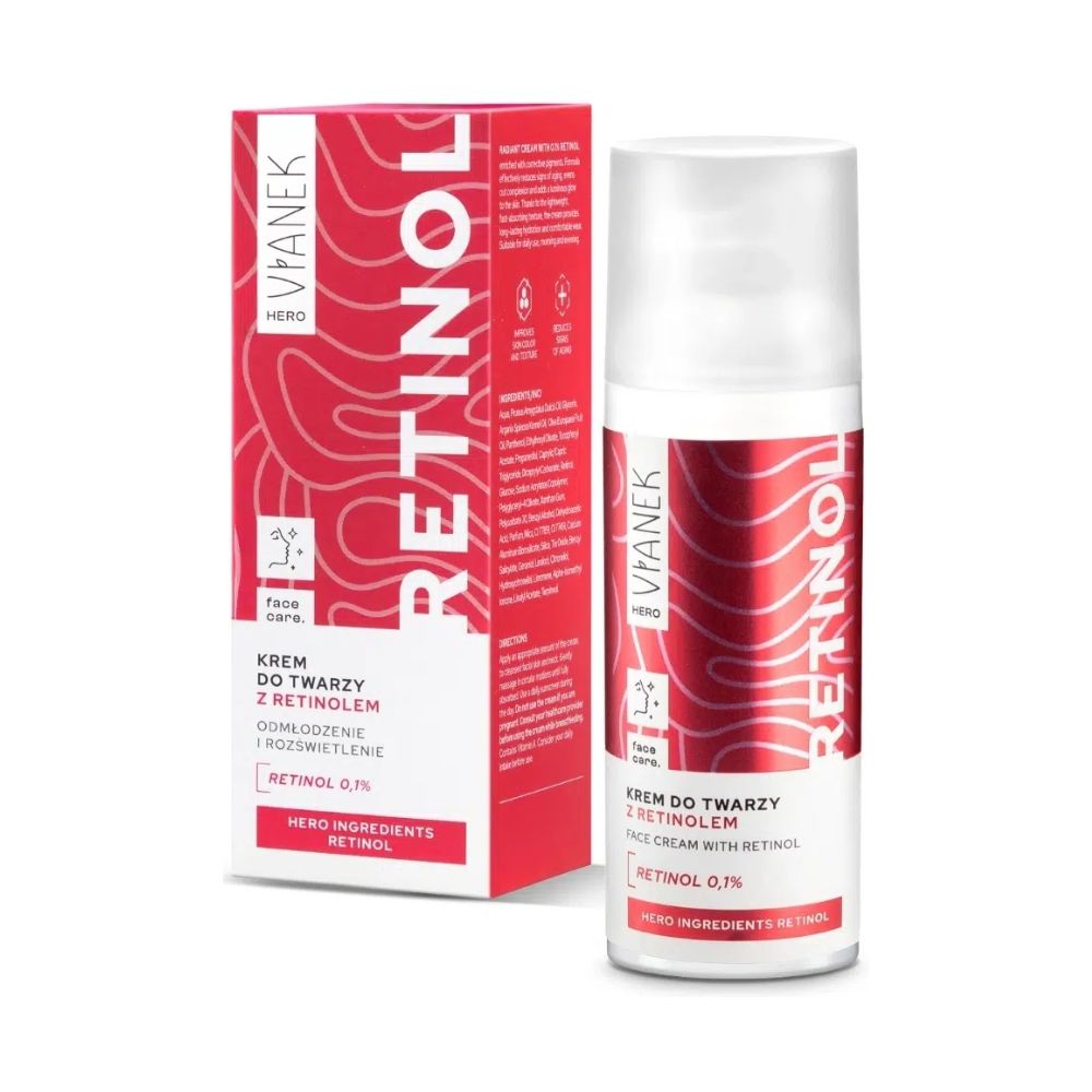 Vianek Hero Retinol Krem do twarzy z retinolem 50 ml