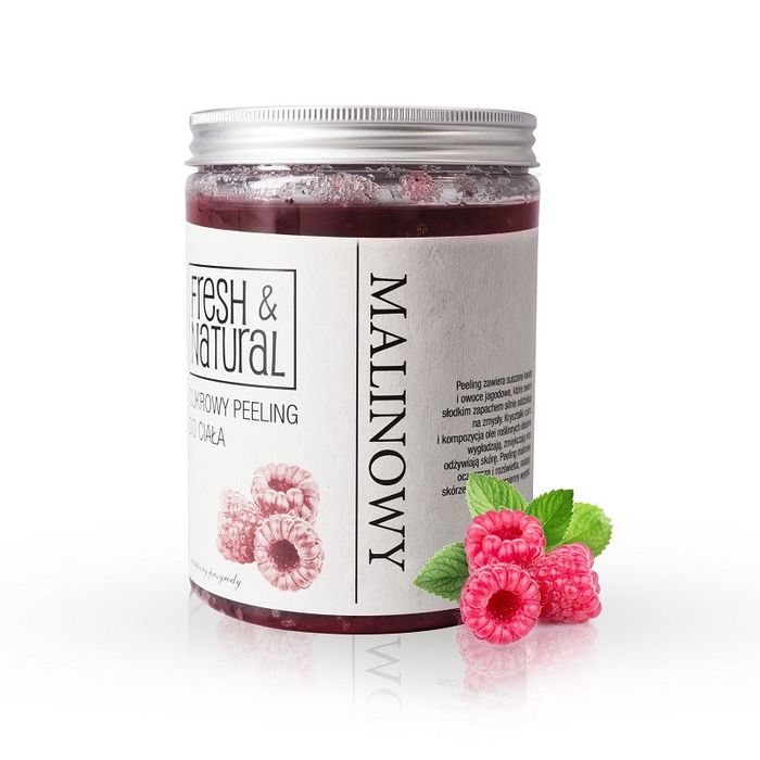 FRESH&NATURAL FN CUKROWY PEELING D/CIALA MALINA 1000G main product photo