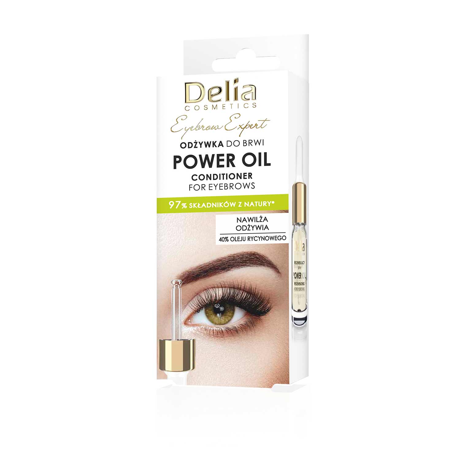 Delia Eyebrow Power Oil odżywka do brwi 10ml