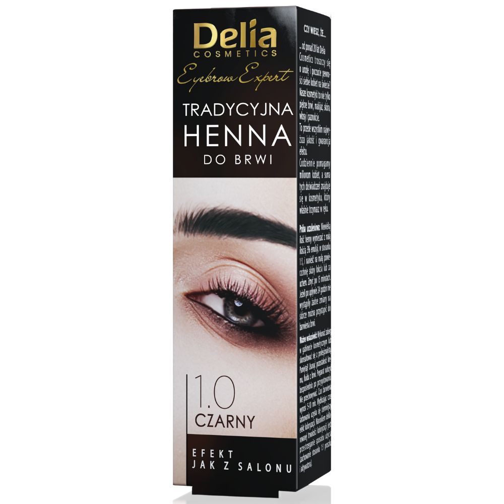 Delia henna do brwi i rzęs czarna 2g