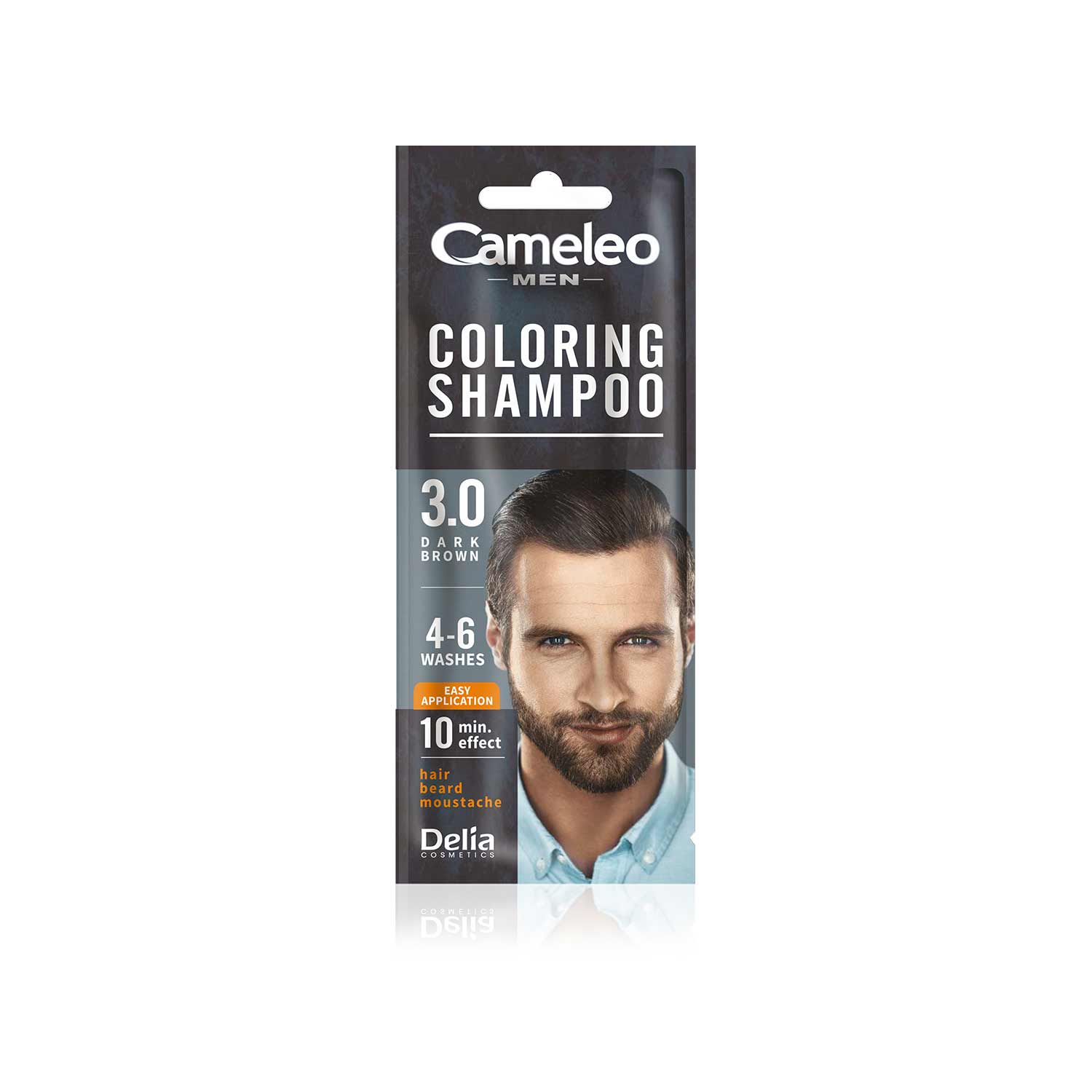 Cameleo Men męski szampon koloryzujący 3.1 ciemny brąz 15ml