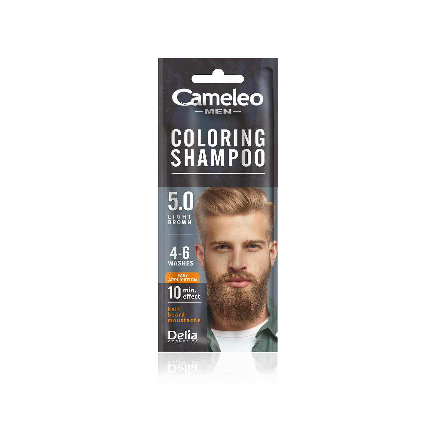 Cameleo Men męski szampon koloryzujący 5.0 jasny brąz 15ml