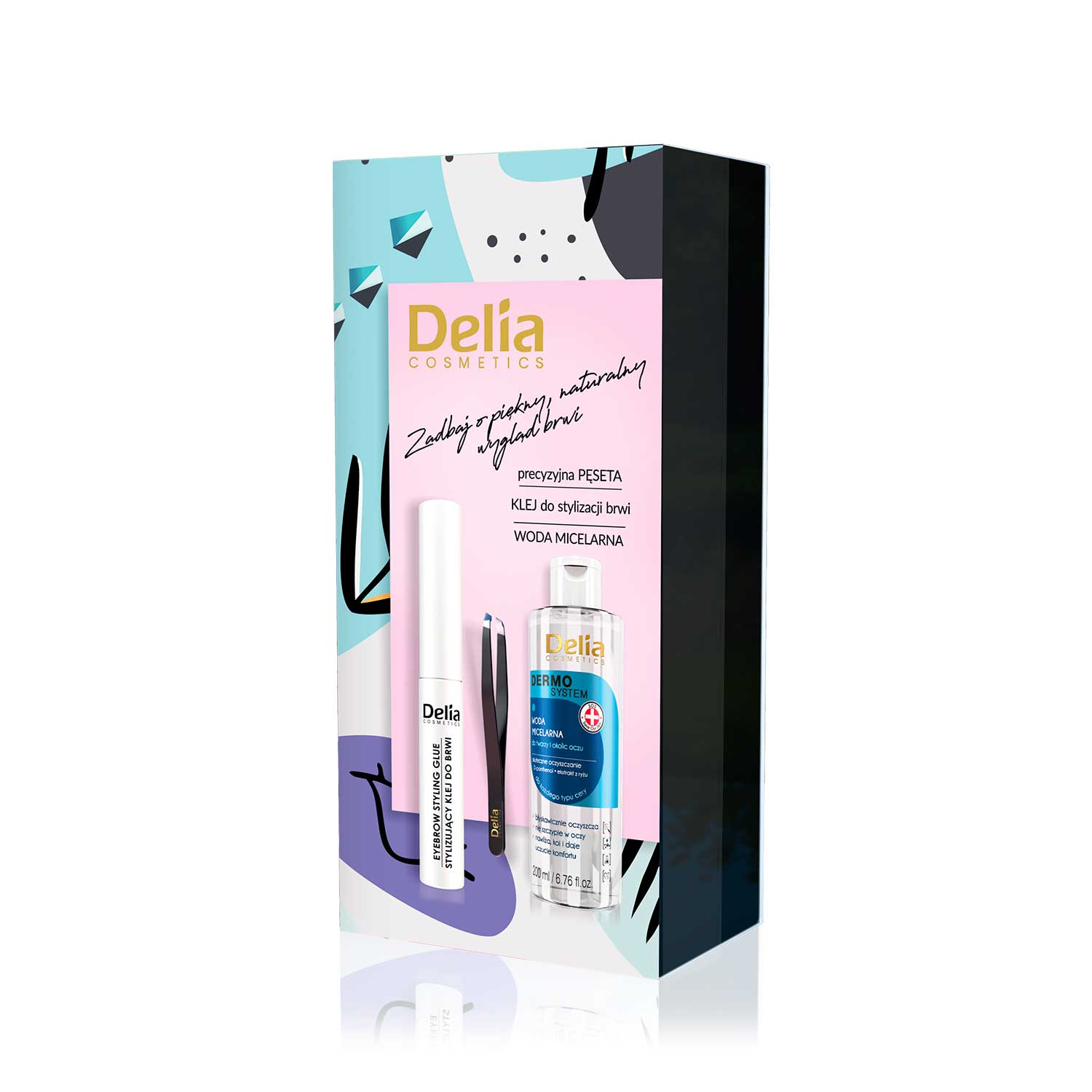 DELIA zestaw Woda micelarna, klej, pęseta main product photo