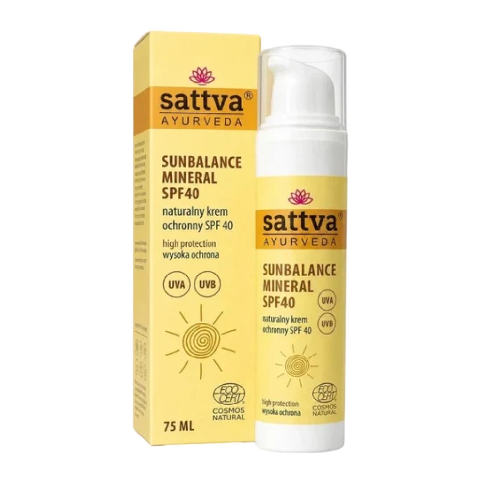 Sattva Ayurveda Sattva Sunbalance Mineral krem przeciwsłoneczny 75 ml