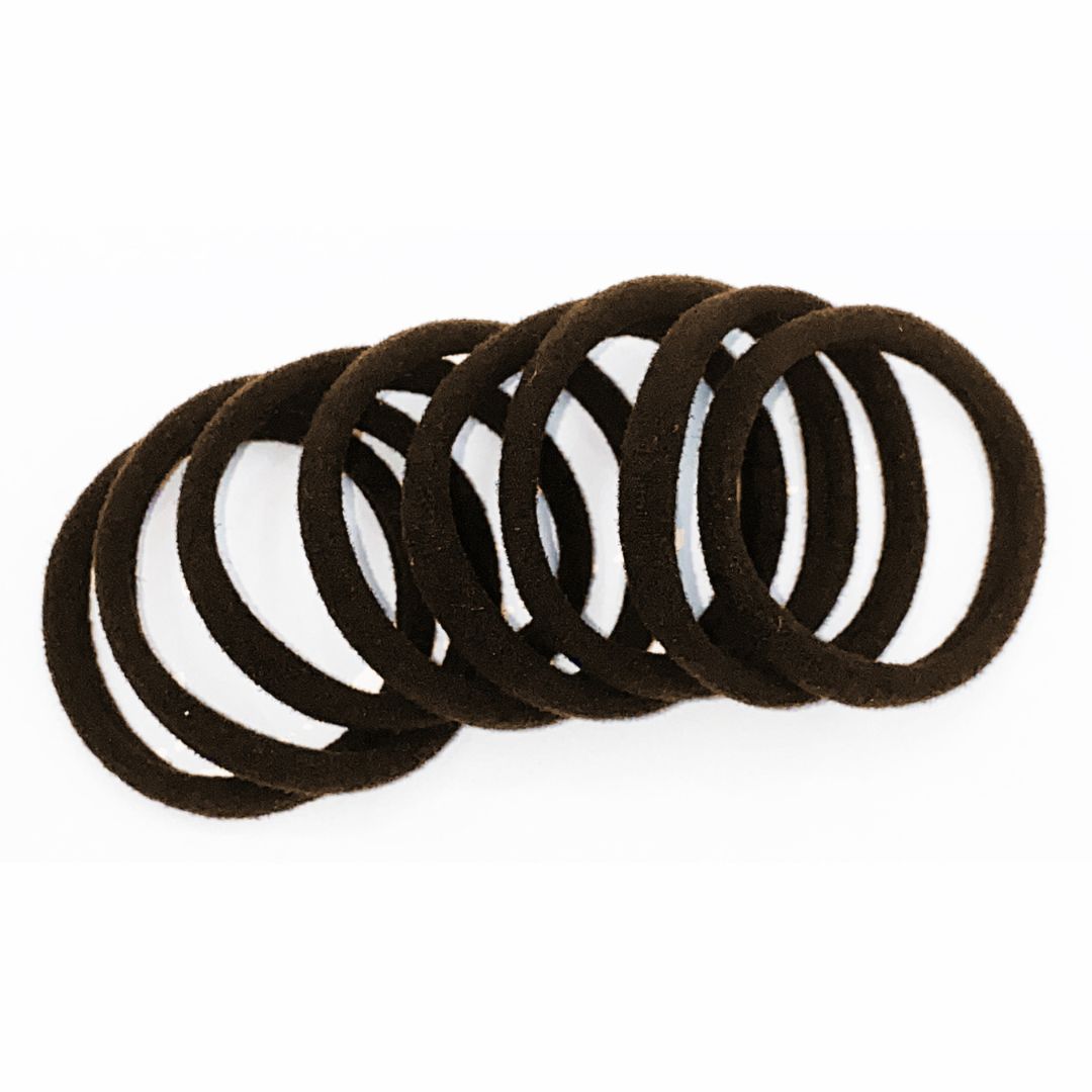 Cat&Cat ciemnobrązowe gumki do włosów 8 szt.