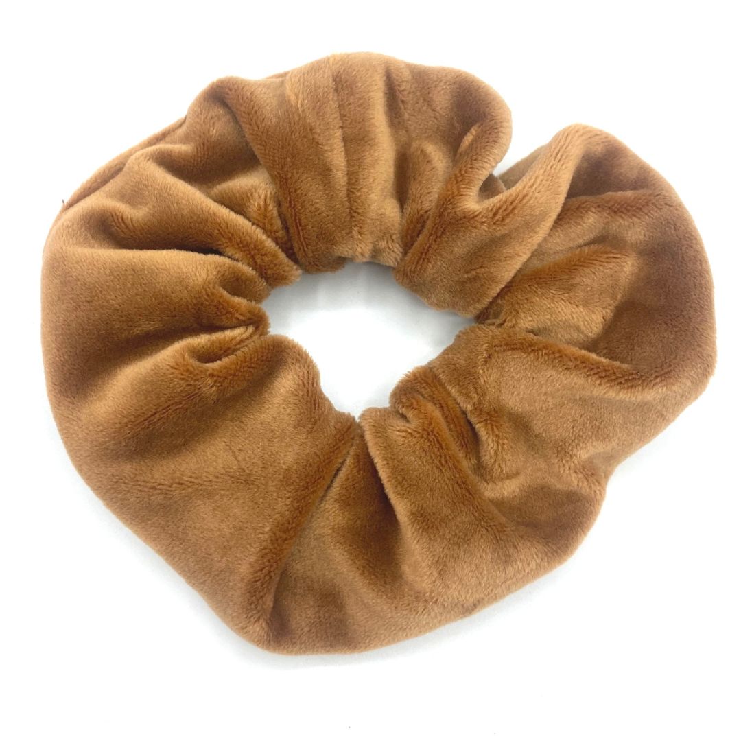 Cat&Cat gumka do włosów welurowa brązowa 1 szt.