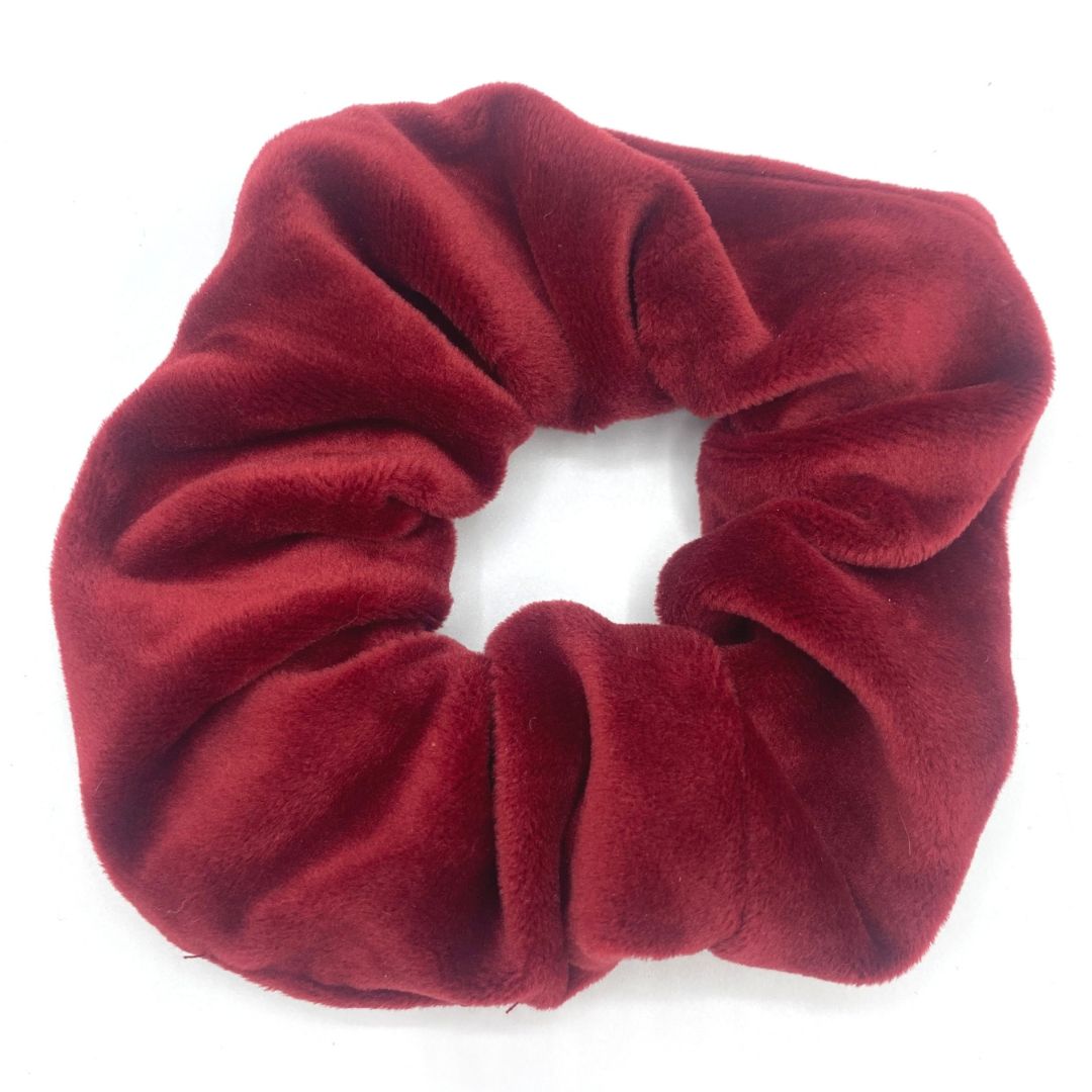 Cat&Cat welurowa gumka do włosów bordowa 1 szt.