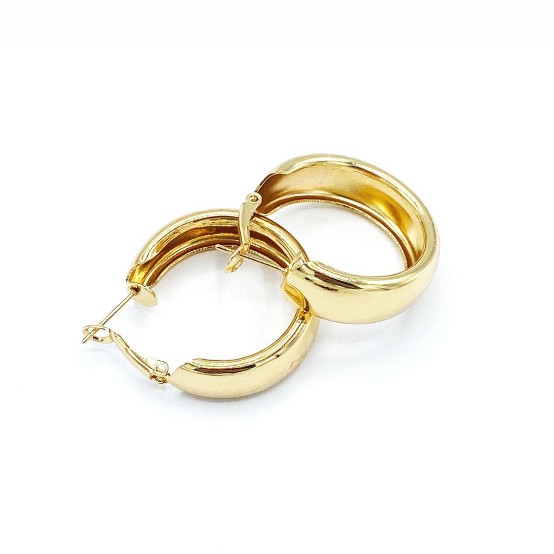 Cat&Cat złote kolczyki na sztyft