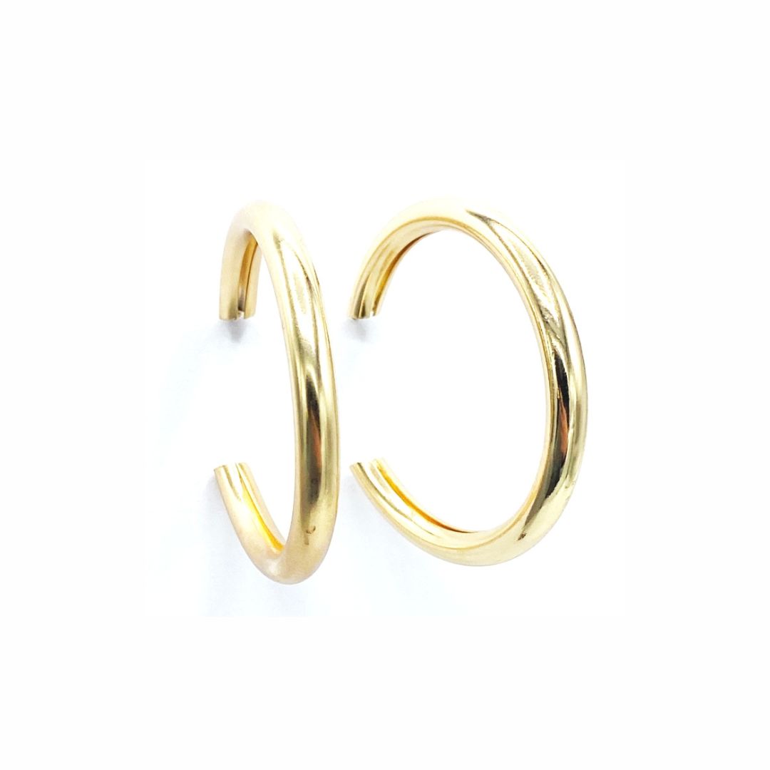 Cat&Cat złote kolczyki na sztyft