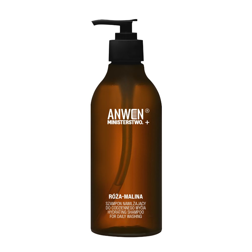 Anwen x Ministerstwo+ Róża Malina szampon nawilżający do codziennego mycia 200 ml