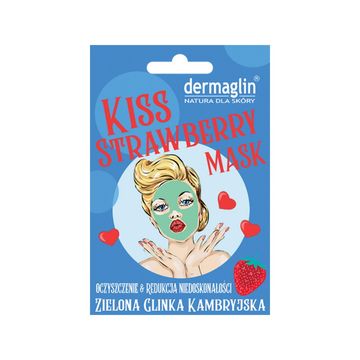 DERMAGLIN KISS STRAWBERRY MASECZKA 20G
