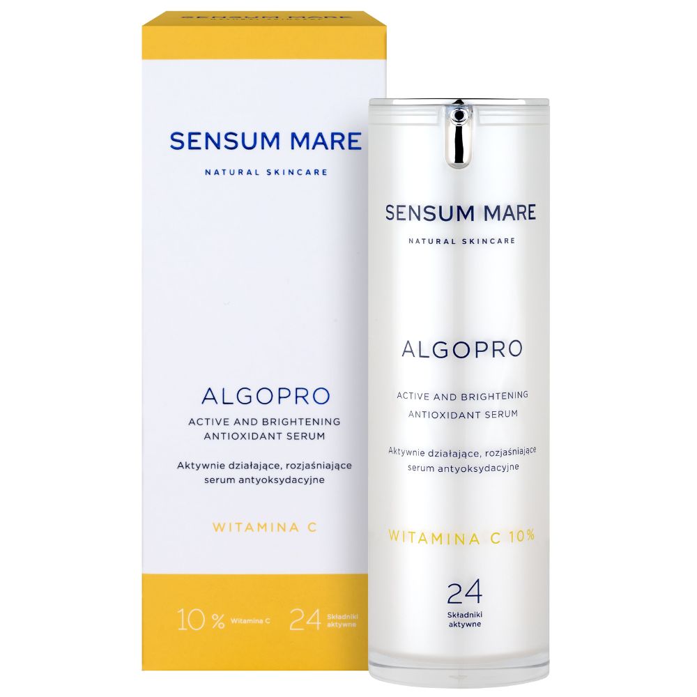 ALGOPRO C Active and Brightening Antioxidant Serum  Aktywnie działające, rozjaśniające serum antyoksydacyjne z 10% witaminą C 30 ml