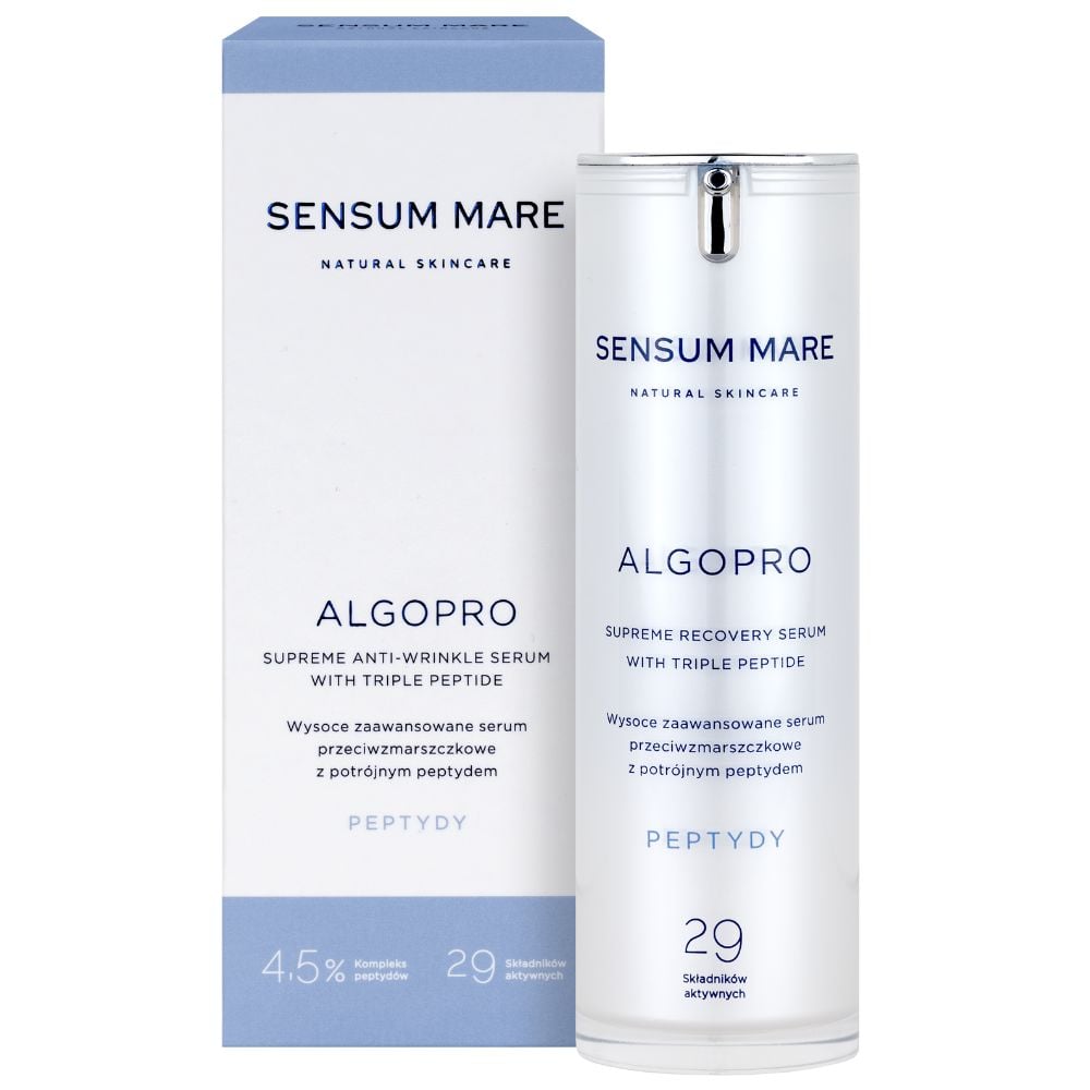 ALGOPRO Supreme anti-wrinkle serum with triple peptide  Wysoce zaawansowane serum przeciwzmarszczkowe z potrójnym peptydem 30 ml