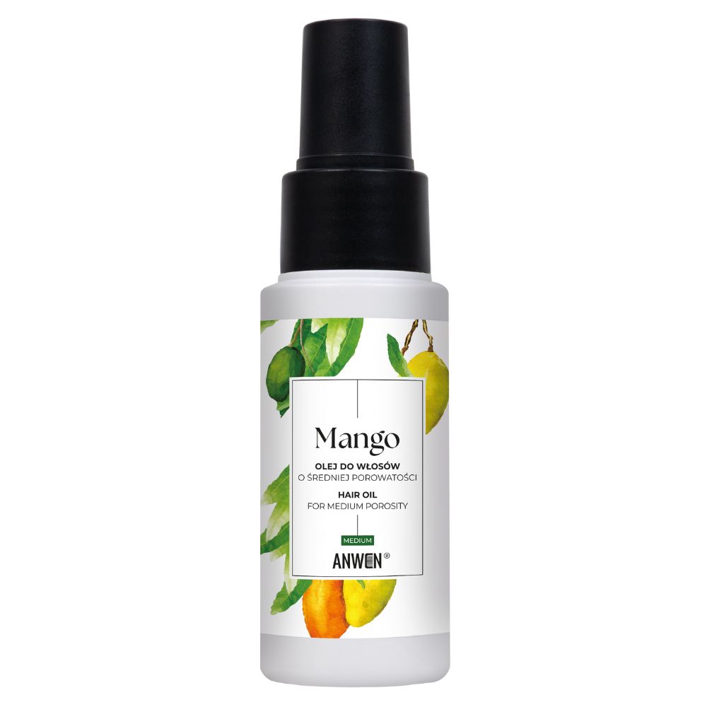 Anwen Mango Medium olej do włosów o średniej porowatości 50 ml