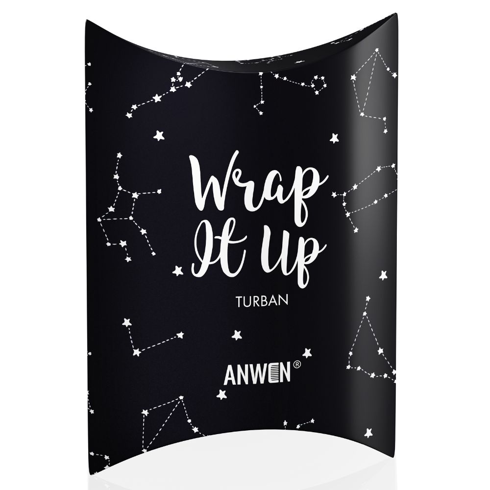 ANWEN Wrap It Up turban czarny