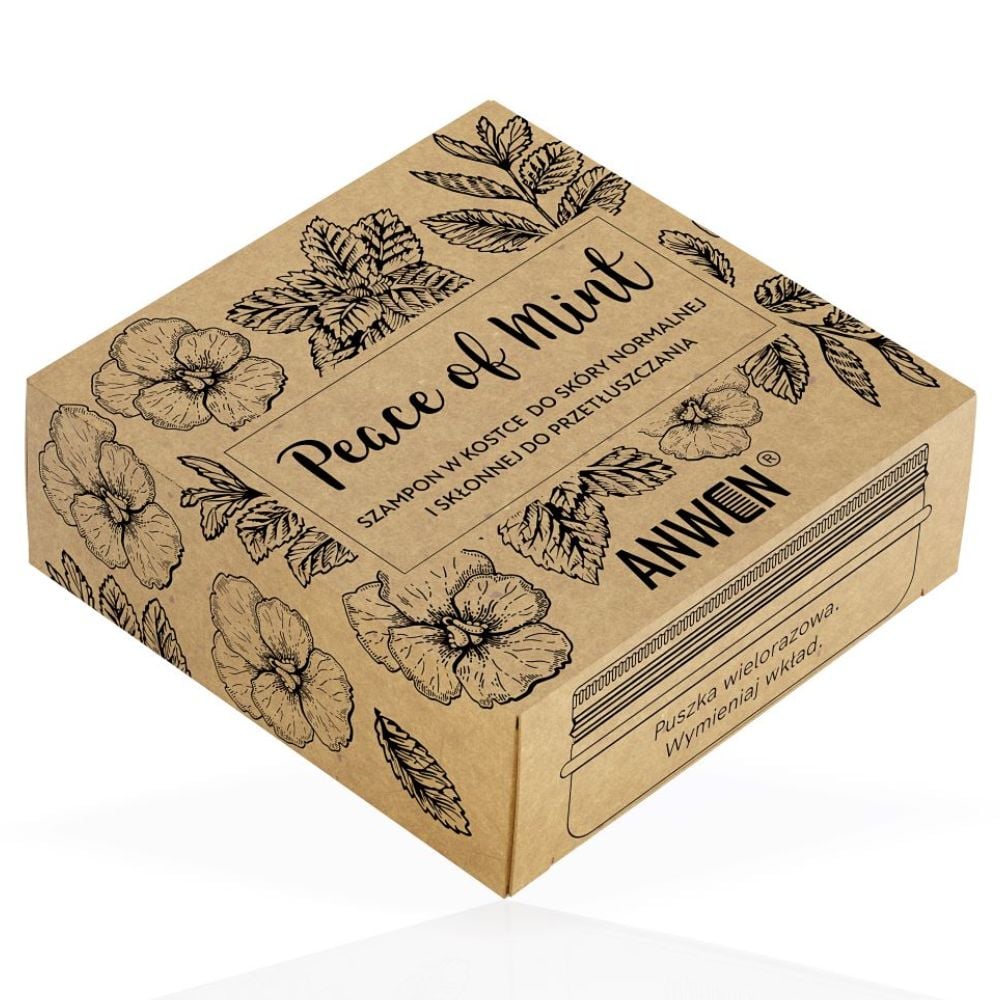 Anwen PEACE OF MINT szampon w kostce