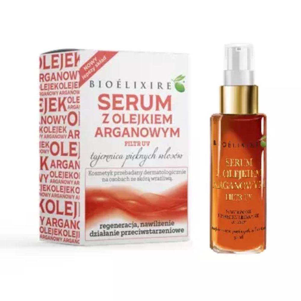 Bioelixire Argan Oil serum z olejkiem arganowym 3w1 filtr UV 50ml