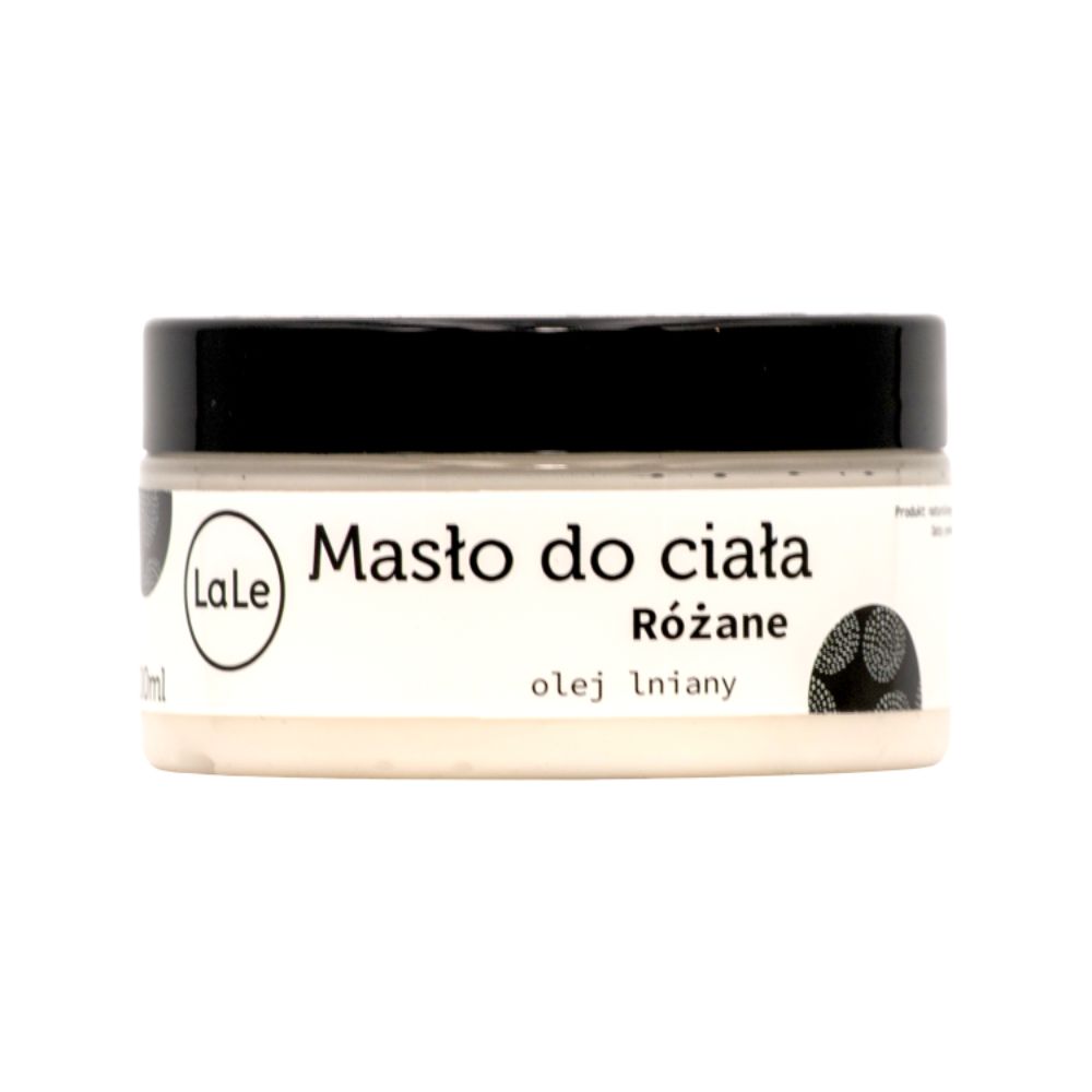 La-Le Masło do ciała rózane z olejem lnianym 100 ml