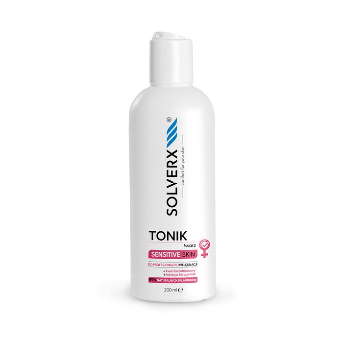 SOLVERX SENSITIVE SKIN Tonik do twarzy dla kobiet 200ml main product photo