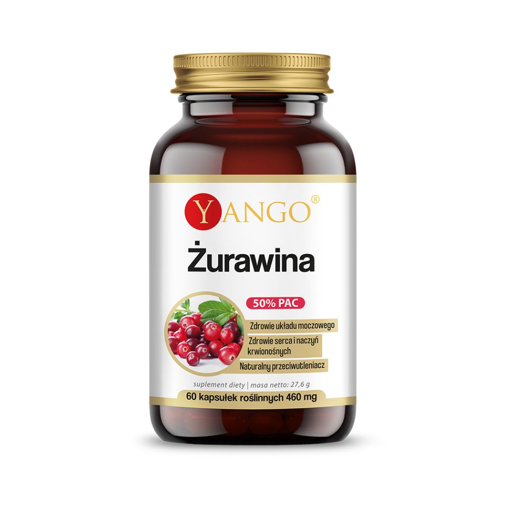 Yango Żurawina ekstrakt 60 kapsułek