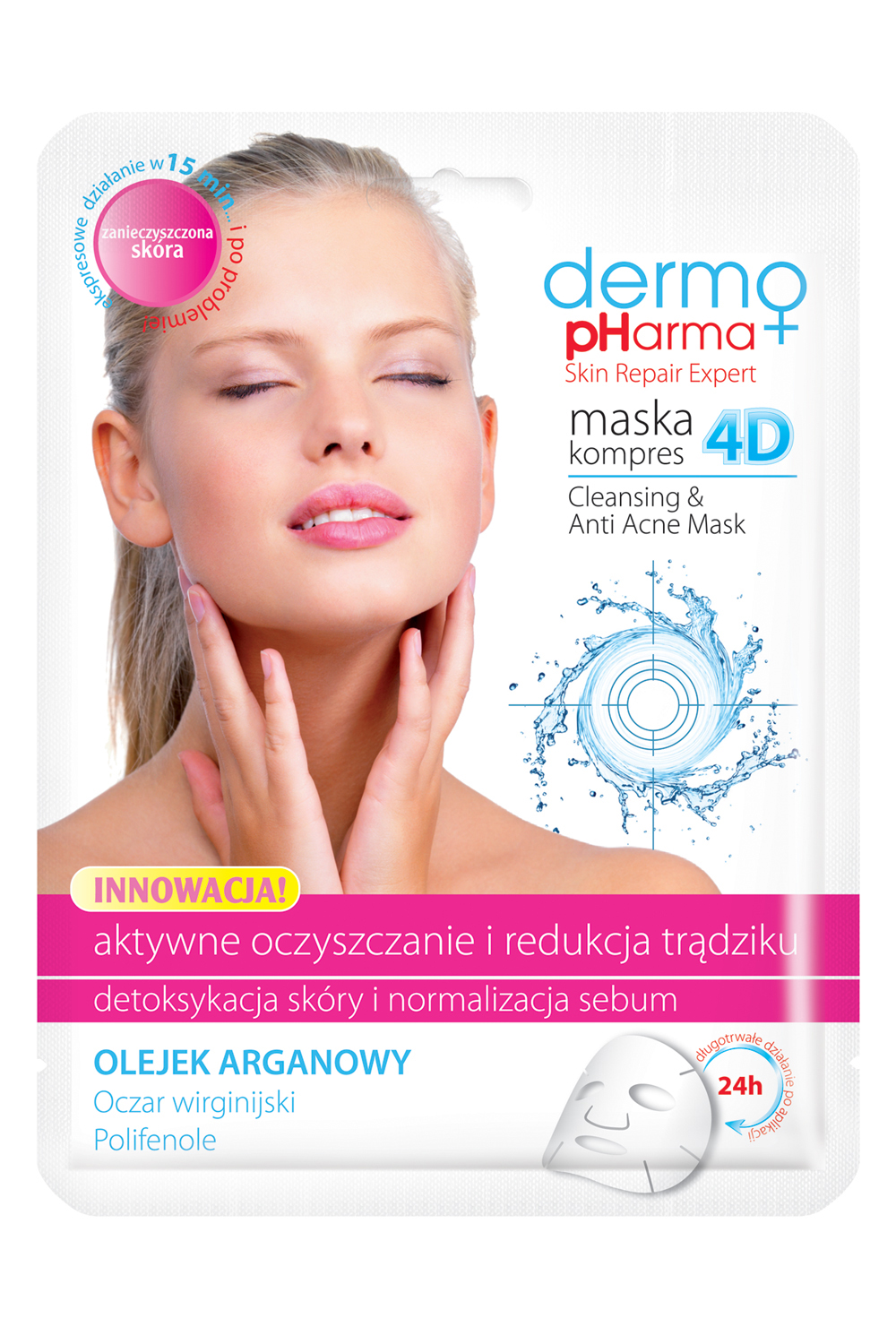 DERMOPHARMA MASKA OCZYSZCZ+REDUKCJA 21G main product photo