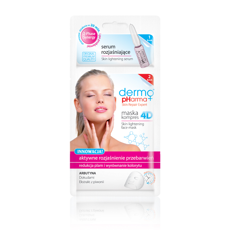 DERMOPHARMA SERUM ROZJASNIAJ+MASKA 5ML main product photo