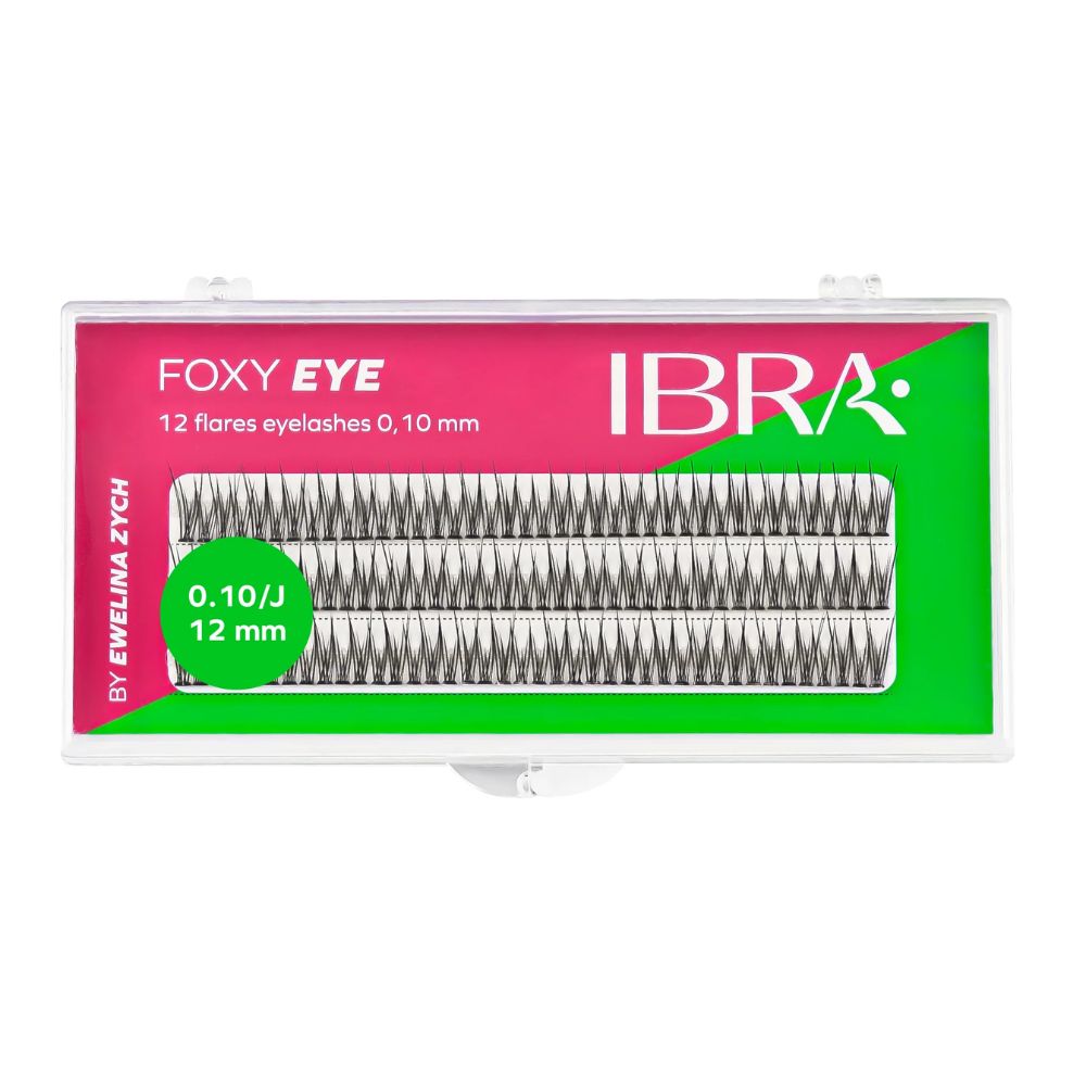Ibra Foxy Eye Kępki rzęs 12 mm 120 sztuk