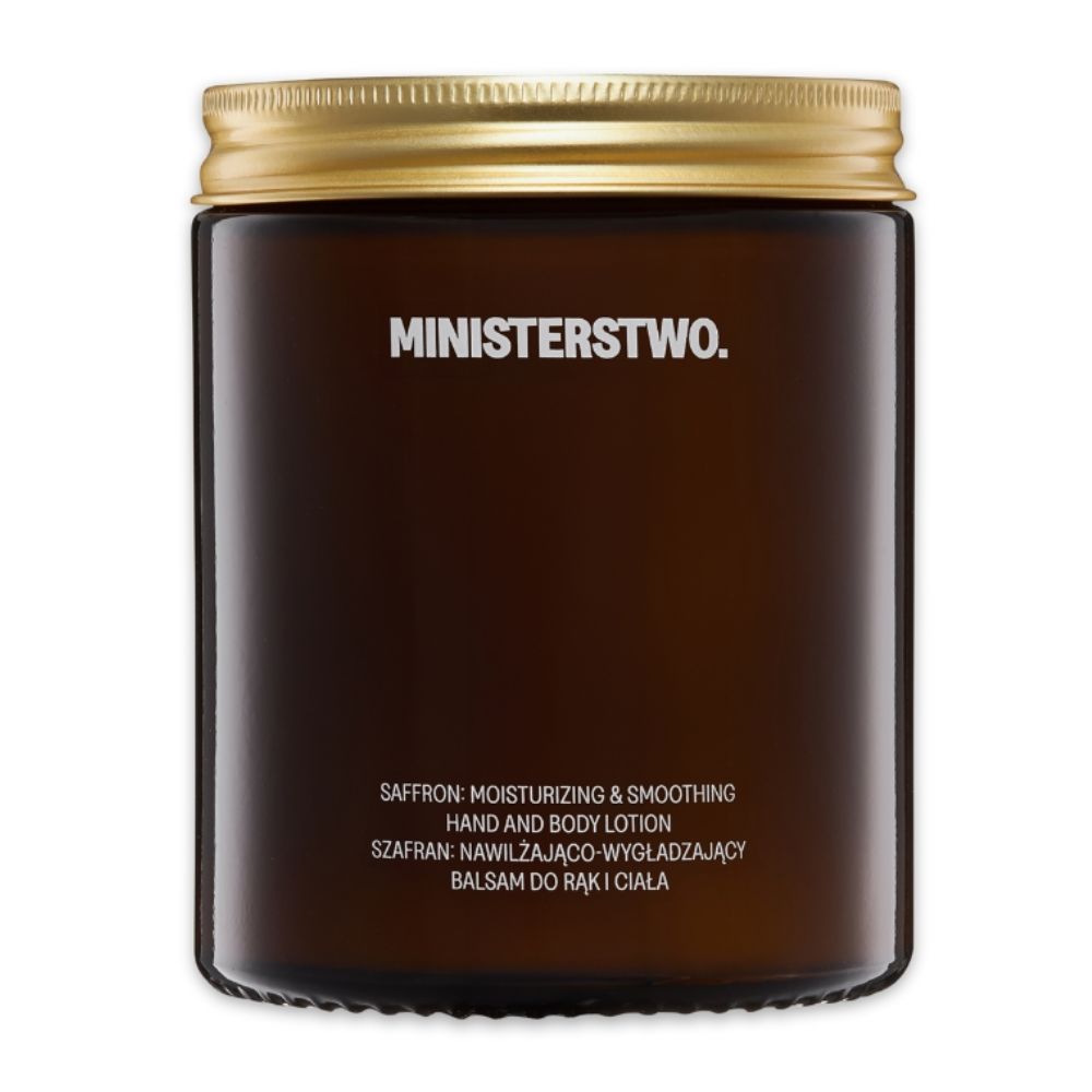 Ministerstwo. Szafran nawilżająco-wygładzający balsam do rąk i ciała 160 ml