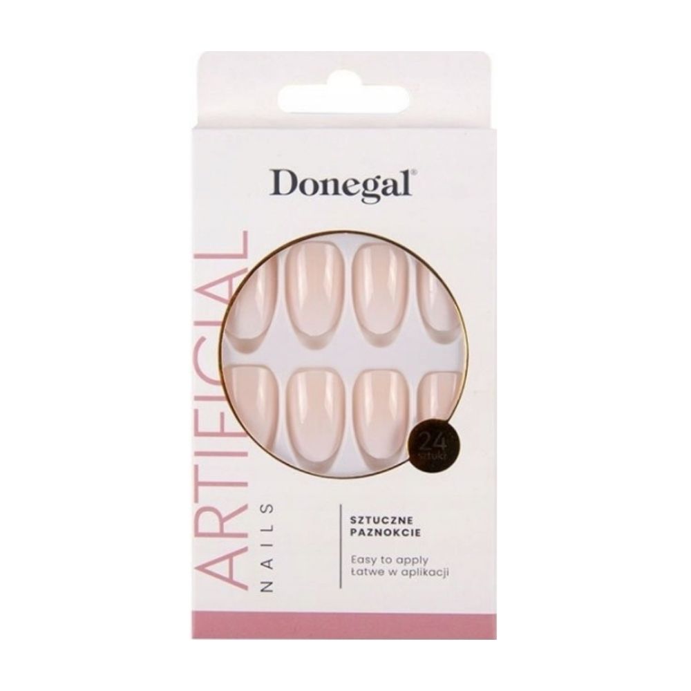 Donegal French Manicure Ombre Chic sztuczne paznokcie 24 sztuki