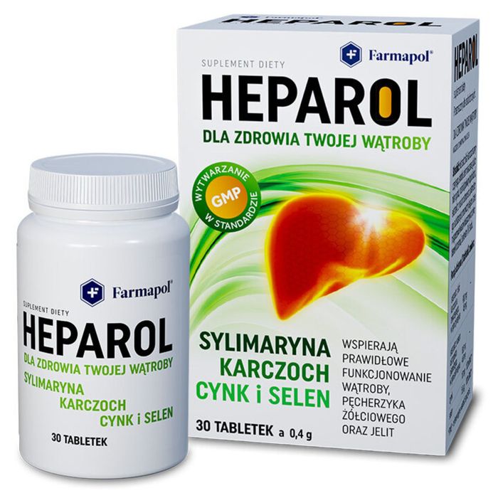 Farmapol Heparol 30 tabletek main product photo