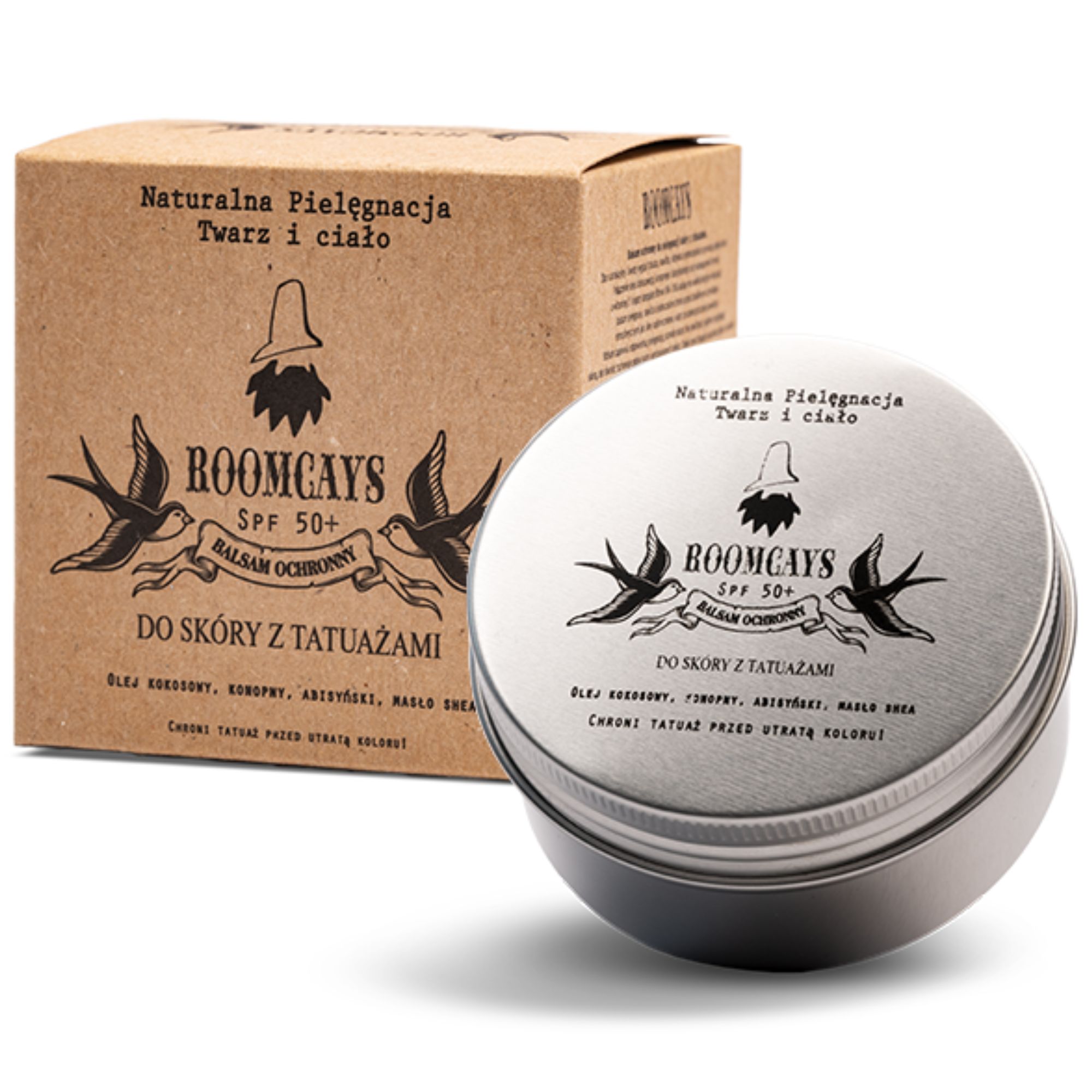 ROOMCAYS krem do tatuażu ochronny z filtrem SPF50+ 100 ml
