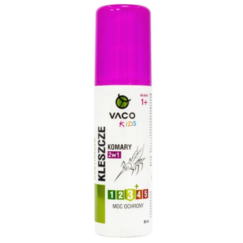 Vaco Kids płyn na komary kleszcze i meszki 80 ml