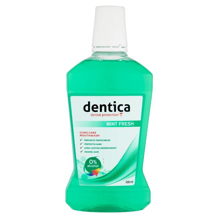 DENTICA MINT FRESH Płyn do higieny jamy ustnej 500ml main product photo