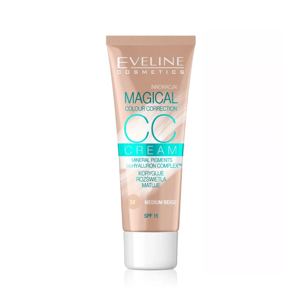 Eveline Magical CC Cream Multifunkcyjny podkład 52 Medium Beige 30 ml