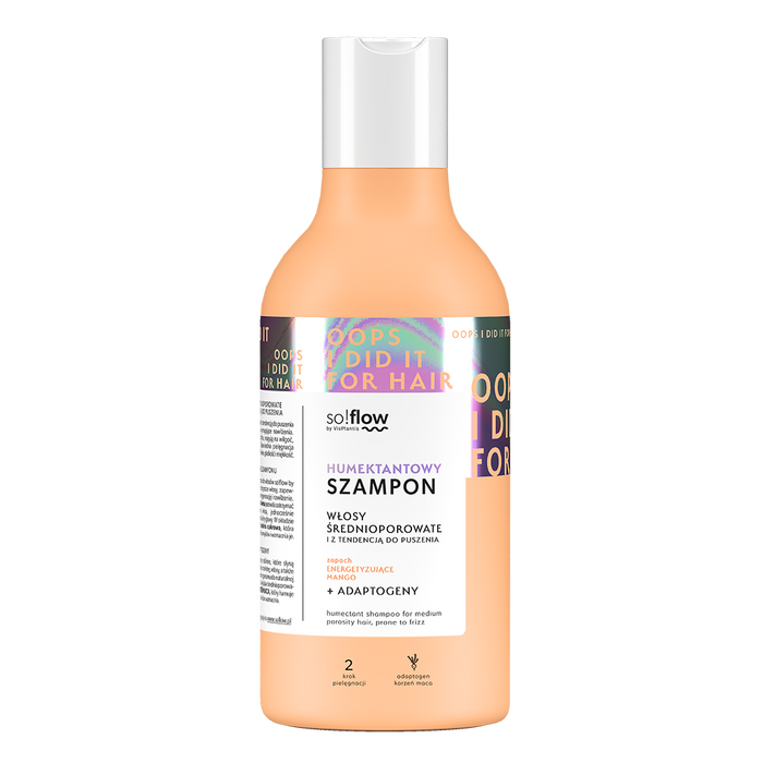 So!Flow humektantowy szampon do włosów średnioporowatych 400ml main product photo