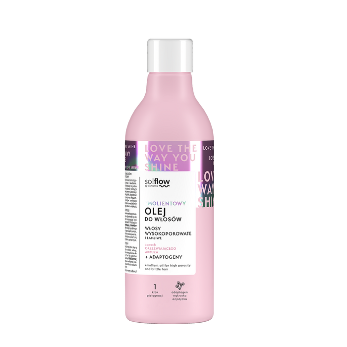 SO!FLOW EMOLIENTOWY olej do włosów wysokoporowatych 150ml main product photo