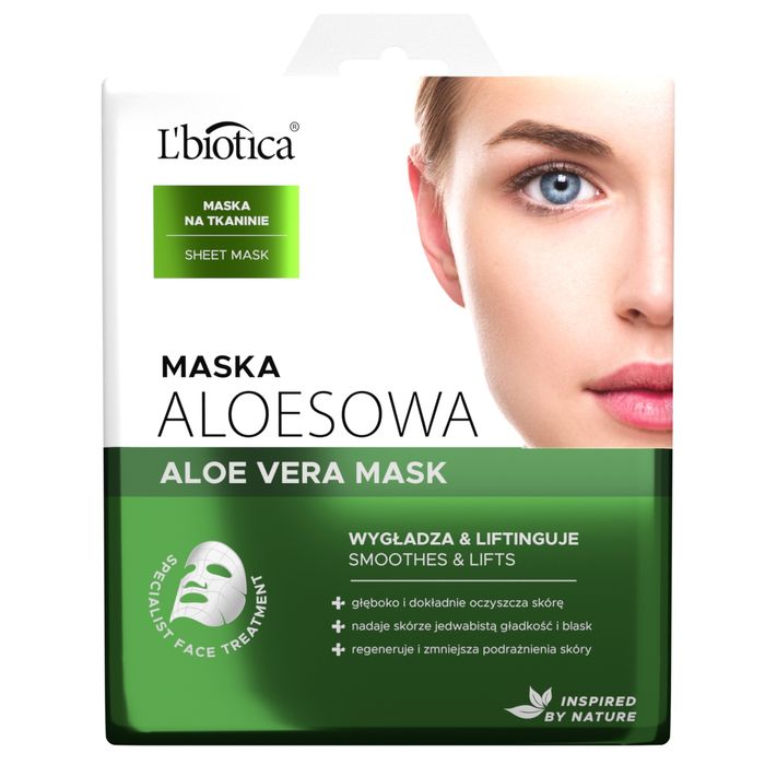 L'biotica maska na tkaninie Aloesowa 23 ml main product photo