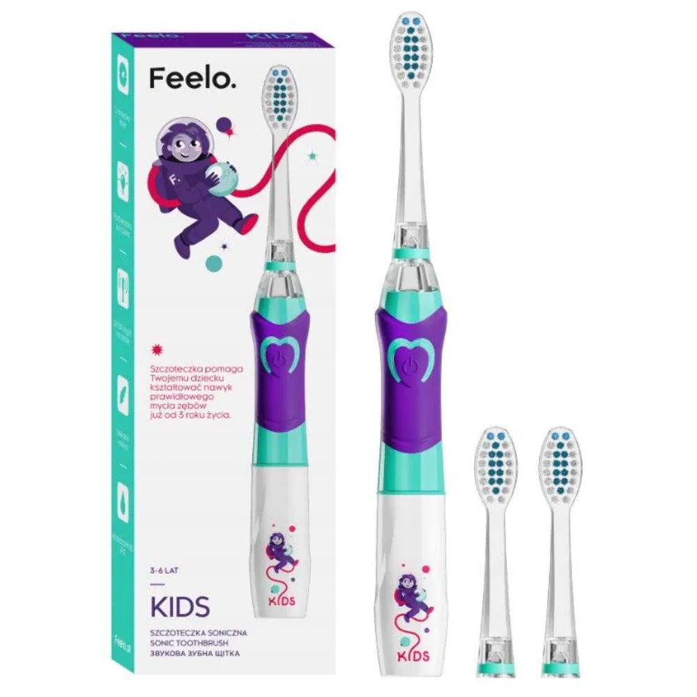 Feelo Kids szczoteczka soniczna dla dzieci 3-6 lat 1 sztuka