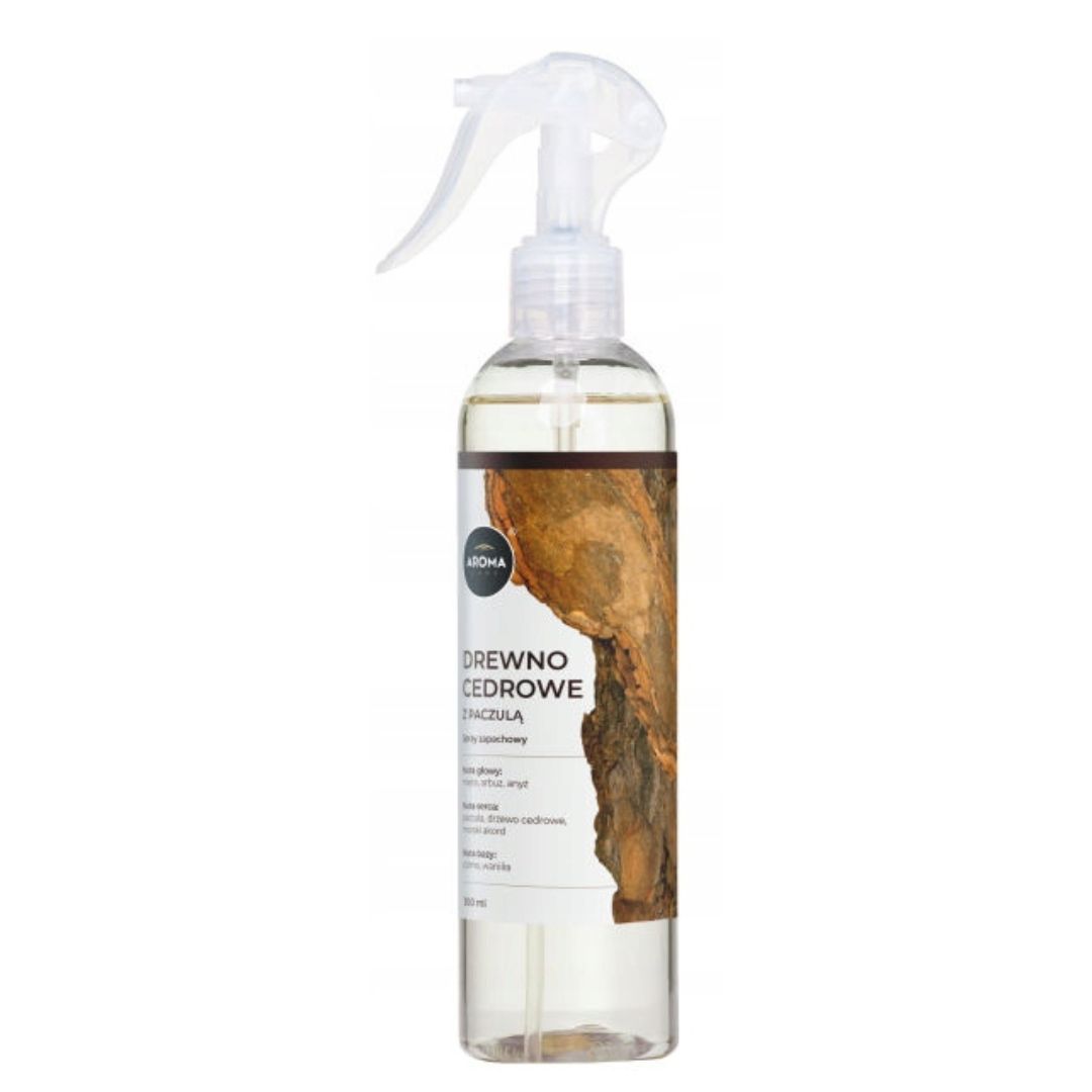Aroma Home odświeżacz powietrza spray Drzewo Cedrowe z Paczulą 300 ml