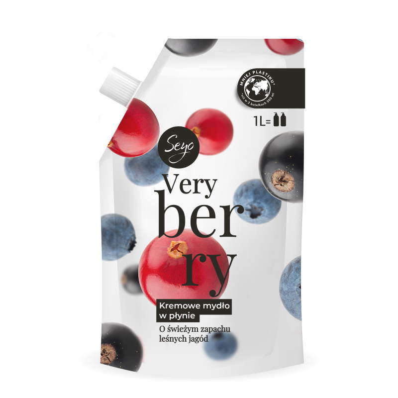 SEYO VERY BERRY MYDŁO ZAPAS 1L