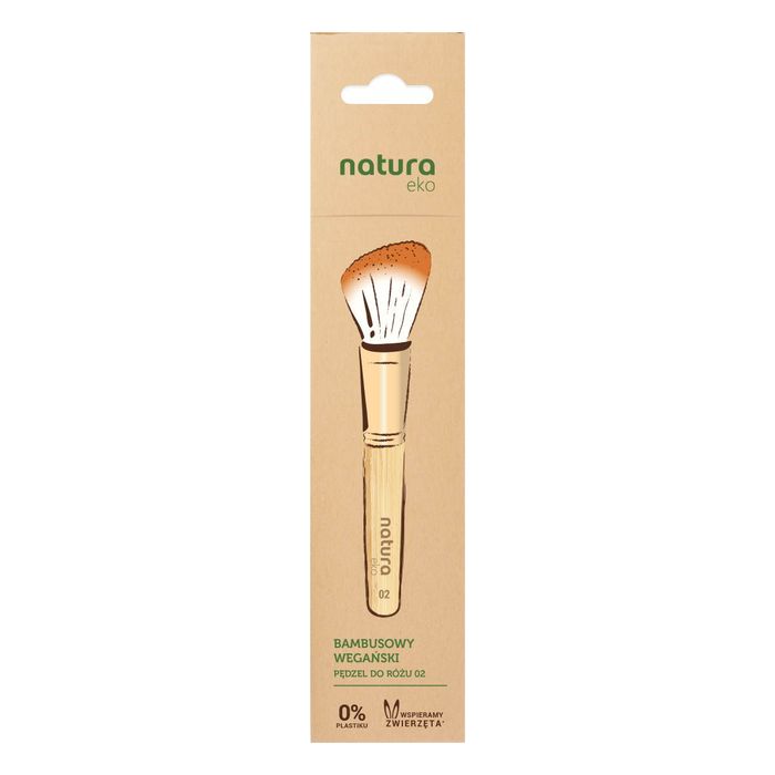 NATURA EKO BAMBUSOWY PĘDZEL/RÓŻU02 1SZT main product photo